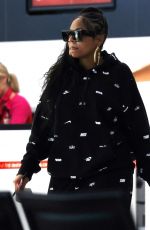 ASHANTI at Airport in Perth 01/17/2024