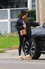 ASHLEE SIMPSON Leaves a Restaurant with a Friend in Los Angeles 01/24/2024