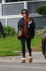 ASHLEE SIMPSON Leaves a Restaurant with a Friend in Los Angeles 01/24/2024