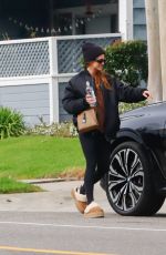 ASHLEE SIMPSON Leaves a Restaurant with a Friend in Los Angeles 01/24/2024
