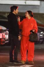 ASHLEY BENSON and Brandon Davis at Matsuhisa in Beverly Hills 12/20/2023