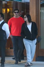 ASHLEY BENSON and Brandon Davis Leaves Cipriani in Beverly Hills 01/10/2024
