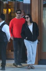 ASHLEY BENSON and Brandon Davis Leaves Cipriani in Beverly Hills 01/10/2024