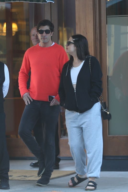 ASHLEY BENSON and Brandon Davis Leaves Cipriani in Beverly Hills 01/10/2024