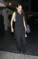 ASHLEY MADEKWE LEaves Critics Choice Awards Afterparty at Chateau Marmont in Los Angeles 01/14/2024