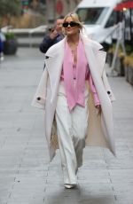 ASHLEY ROBERTS Arrives at Heart Breakfast Show in London 01/29/2024