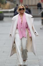 ASHLEY ROBERTS Arrives at Heart Breakfast Show in London 01/29/2024