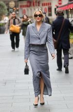 ASHLEY ROBERTS Arrives at Heart Breakfast Studio in London 01/30/2024
