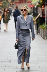 ASHLEY ROBERTS Arrives at Heart Breakfast Studio in London 01/30/2024