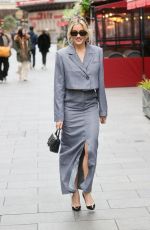 ASHLEY ROBERTS Arrives at Heart Breakfast Studio in London 01/30/2024