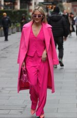 ASHLEY ROBERTS at Heart Radio in London 01/05/2024