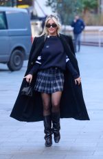 ASHLEY ROBERTS Leaves Global Radio Studios in London 01/10/2024