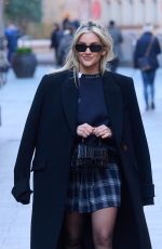 ASHLEY ROBERTS Leaves Global Radio Studios in London 01/10/2024