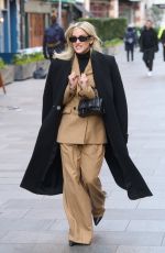 ASHLEY ROBERTS Leaves Global Radio Studios in London 01/11/2024