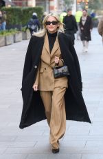 ASHLEY ROBERTS Leaves Global Radio Studios in London 01/11/2024