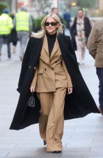 ASHLEY ROBERTS Leaves Global Radio Studios in London 01/11/2024