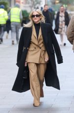 ASHLEY ROBERTS Leaves Global Radio Studios in London 01/11/2024