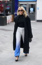 ASHLEY ROBERTS Leaves Global Radio Studios in London 01/17/2024