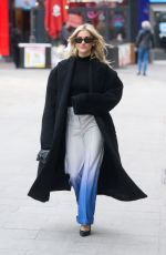 ASHLEY ROBERTS Leaves Global Radio Studios in London 01/17/2024