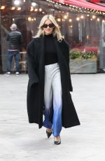 ASHLEY ROBERTS Leaves Global Radio Studios in London 01/17/2024