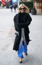 ASHLEY ROBERTS Leaves Global Radio Studios in London 01/17/2024