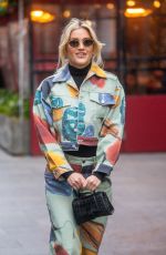 ASHLEY ROBERTS Leaves Global Radio Studios in London 01/25/2024
