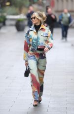 ASHLEY ROBERTS Leaves Global Radio Studios in London 01/25/2024