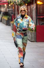 ASHLEY ROBERTS Leaves Global Radio Studios in London 01/25/2024