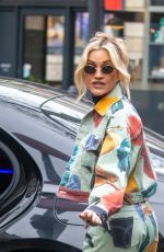 ASHLEY ROBERTS Leaves Global Radio Studios in London 01/25/2024