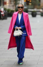 ASHLEY ROBERTS Leaves Heart Breakfast Radio Studios in London 01/08/2024