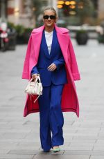 ASHLEY ROBERTS Leaves Heart Breakfast Radio Studios in London 01/08/2024