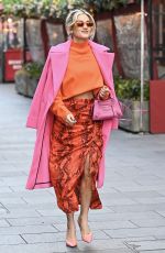 ASHLEY ROBERTS Leaves Heart Breakfast Show in London 01/22/2024