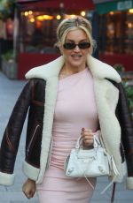 ASHLEY ROBERTS Leaves Heart Radio in London 01/15/2024