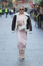 ASHLEY ROBERTS Leaves Heart Radio in London 01/15/2024