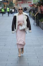 ASHLEY ROBERTS Leaves Heart Radio in London 01/15/2024