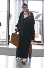 ASHLEY TISDALE Arrives at JFK Airport in New York 01/24/2024