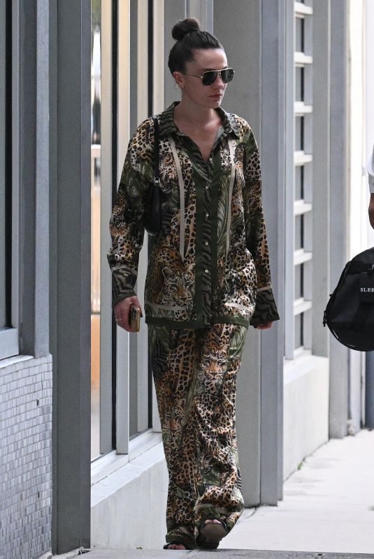 AUBREY PAIGE Leaves a Gym in Miami 01/15/2024