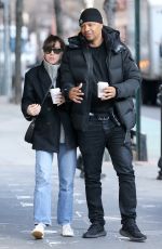 AUBREY PLAZA Arrives for Her Matinee Performance of Danny and the Deep Blue Sea in New York 01/03/2024