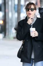 AUBREY PLAZA Arrives for Her Matinee Performance of Danny and the Deep Blue Sea in New York 01/03/2024