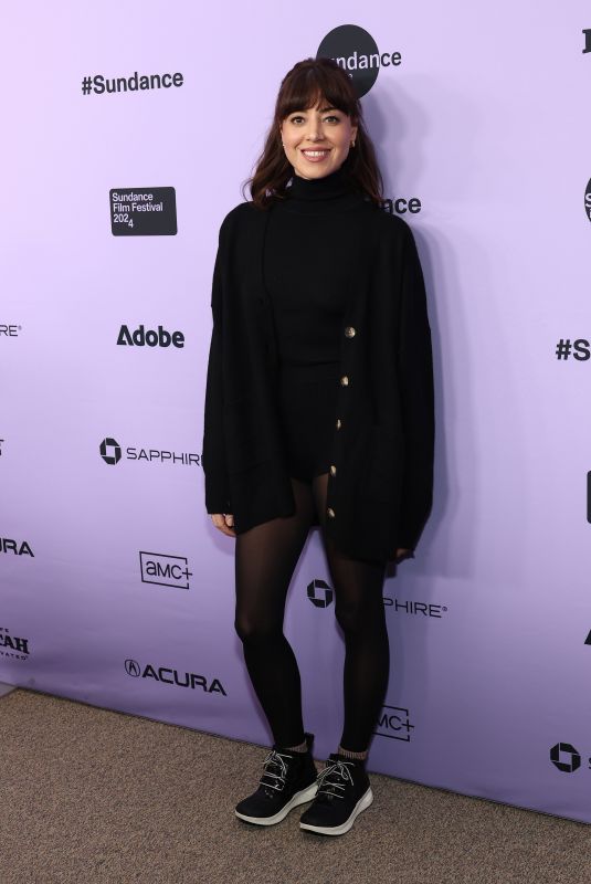 AUBREY PLAZA at My Old Ass Premiere at 2024 Sundance Film Festival in Park City 01/20/2024