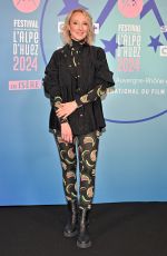 AUDREY LAMY at Heureux Gagnants Screening at 27th Alpe d Huez Film Festival 01/17/2024