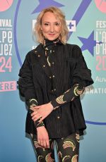 AUDREY LAMY at Heureux Gagnants Screening at 27th Alpe d Huez Film Festival 01/17/2024