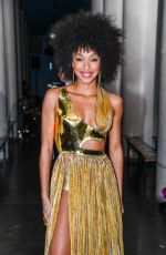 AURELIE KONATE at On Aura Tout Vu Front Row Arrivals at Haute Couture Week in Paris 01/22/2024