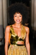 AURELIE KONATE at On Aura Tout Vu Front Row Arrivals at Haute Couture Week in Paris 01/22/2024