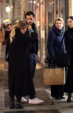 AURORA RAMAZZOTTI Arrives at Michelle Hunizker