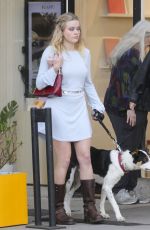 AVA PHILIPPE Out with Her Dog in Santa Monica 01/13/2024