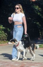 AVA PHILLIPPE and Spencer Held Out with Their Dogs in Santa Monica 01/10/2024