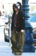 AVRIL LAVIGNE Out and About in Beverly Hills 01/25/2024