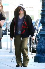 AVRIL LAVIGNE Out and About in Beverly Hills 01/25/2024
