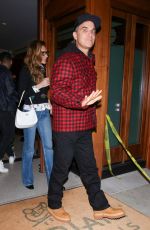 AYDA FIELD and Robbie Williams Leaves Cipriani in Beverly Hills 01/19/2024